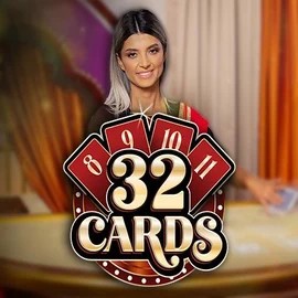 32 Cards slot icon by Ezugi, available at One Casino