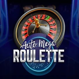 Auto Mega Roulette online game logo by Pragmatic Play on onescasino.com