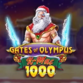 Gates of Olympus Xmas 1000 slot logo by Pragmatic Play at One Casino